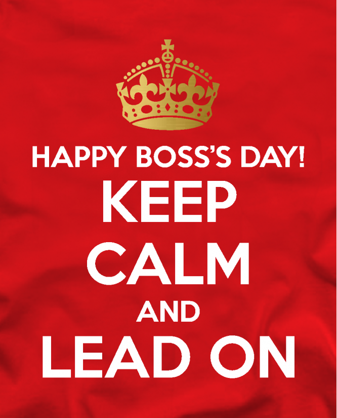 Keep calm and lead on